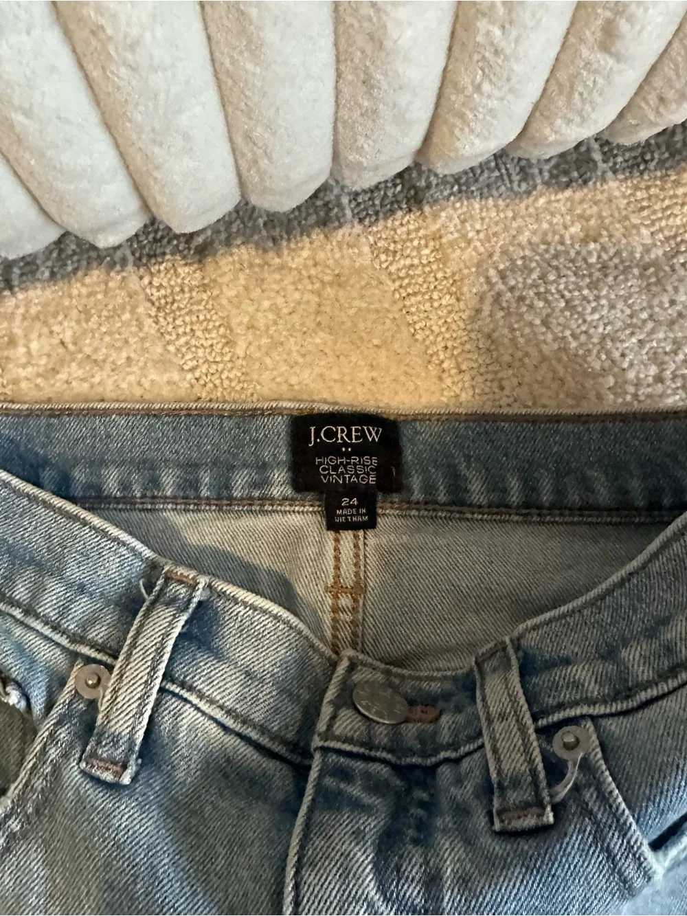 J. Crew Women’s High Rise Classic Vintage Denim Jeans
